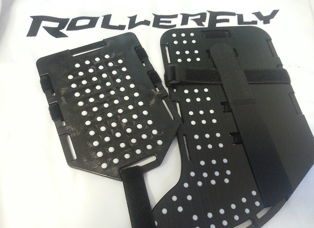 Rollerfly Home Page.  Rollerfly Goalie pad sliders for inline